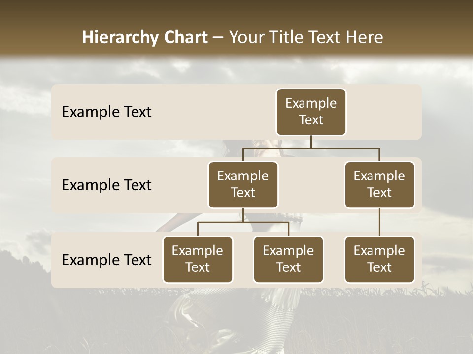 Jump Woman PowerPoint Template