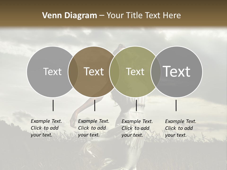 Jump Woman PowerPoint Template