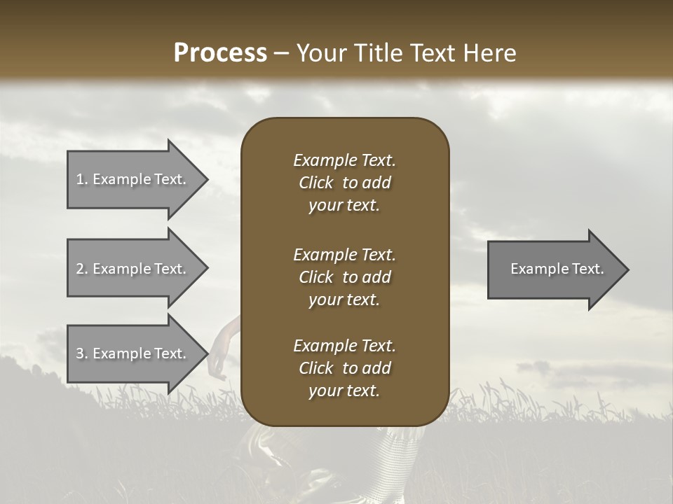 Jump Woman PowerPoint Template