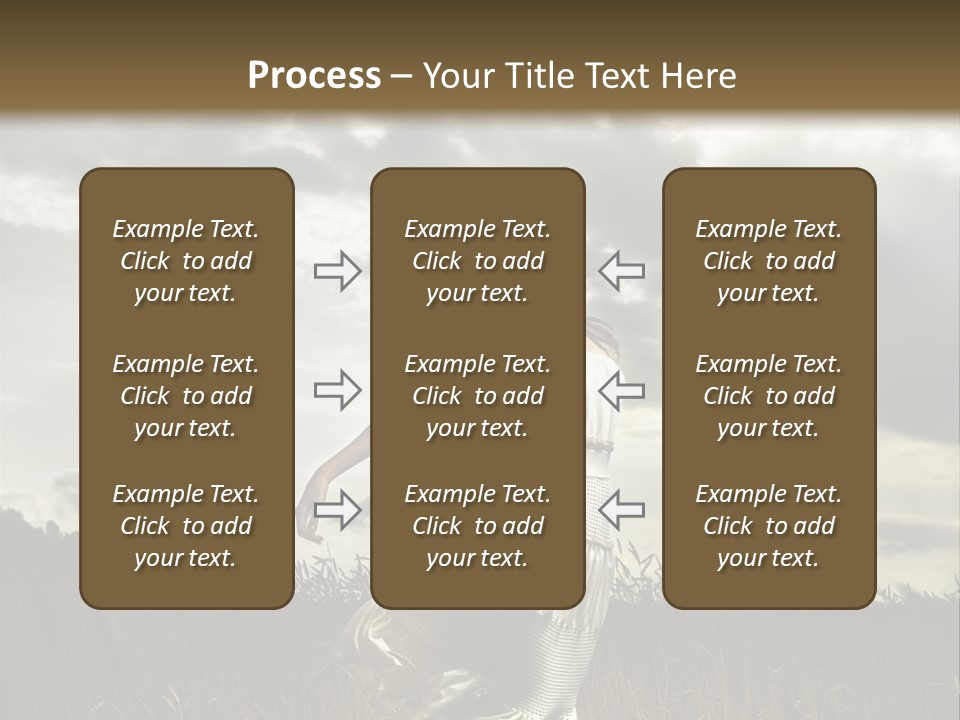 Jump Woman PowerPoint Template