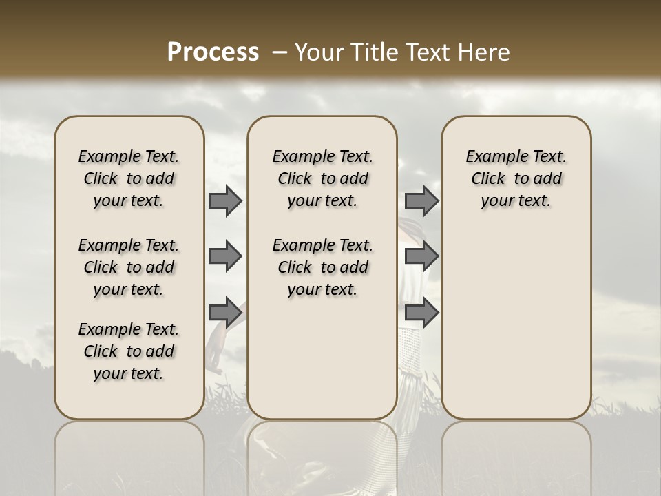 Jump Woman PowerPoint Template