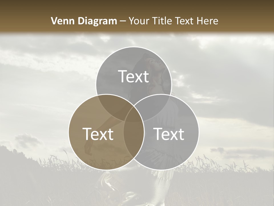 Jump Woman PowerPoint Template