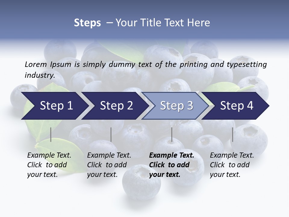 Blue Berry PowerPoint Template