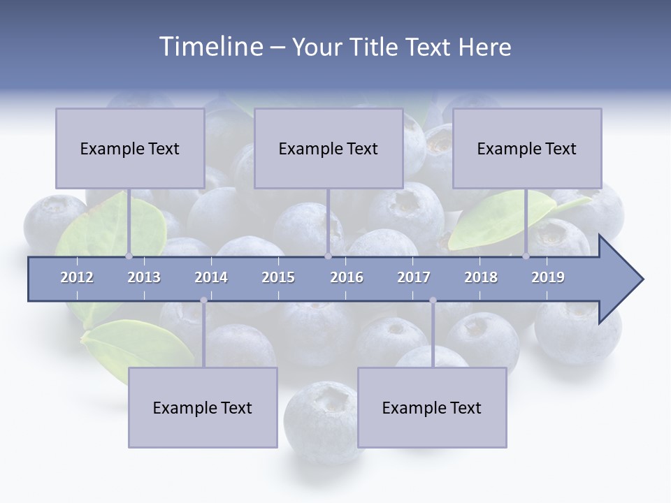 Blue Berry PowerPoint Template