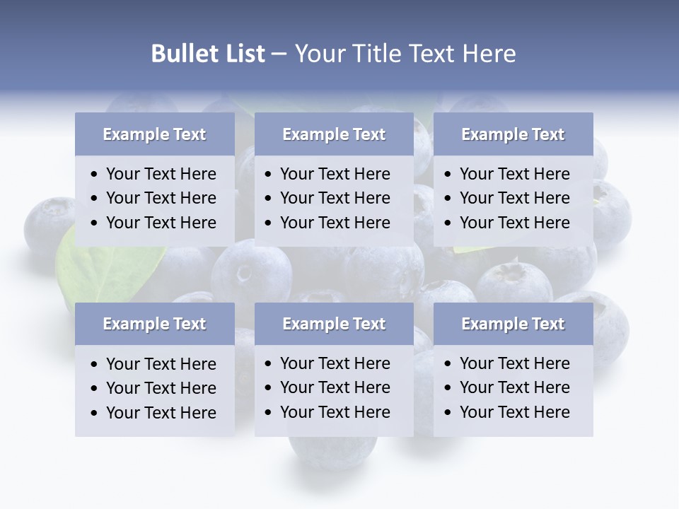 Blue Berry PowerPoint Template