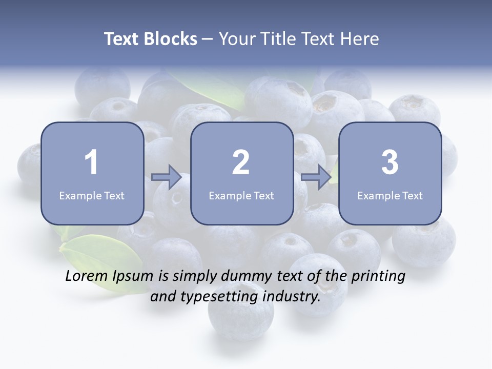 Blue Berry PowerPoint Template