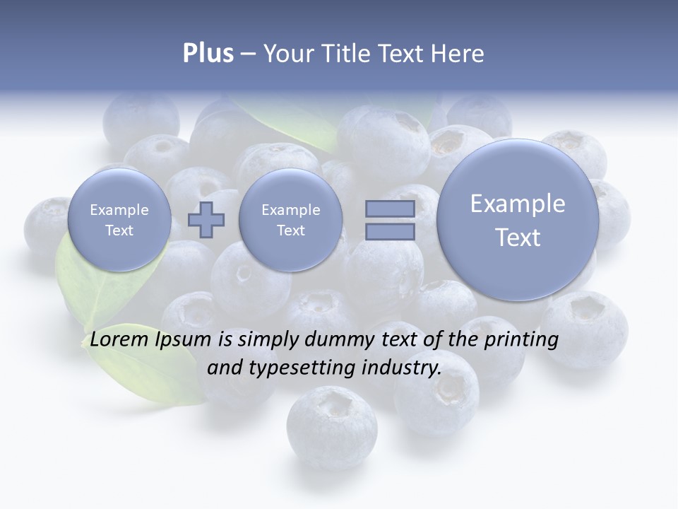 Blue Berry PowerPoint Template