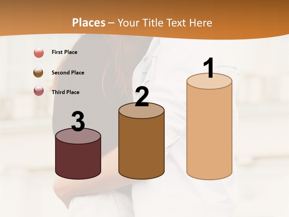 Couple In Umbrella PowerPoint Template