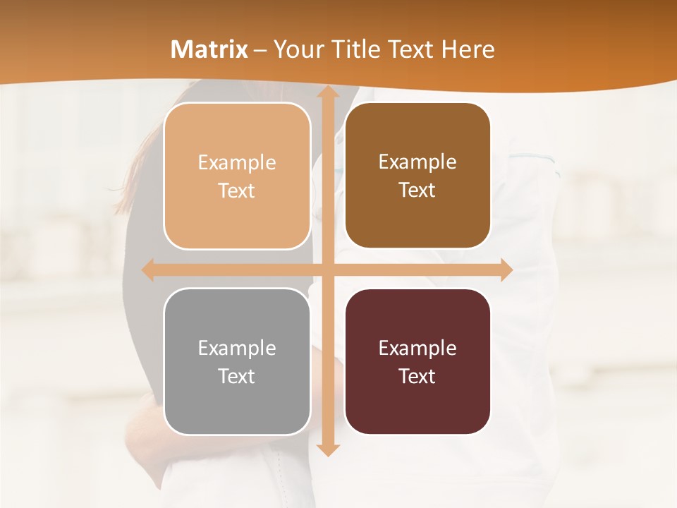 Couple In Umbrella PowerPoint Template