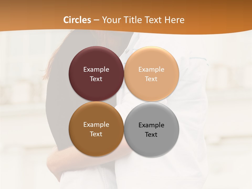 Couple In Umbrella PowerPoint Template