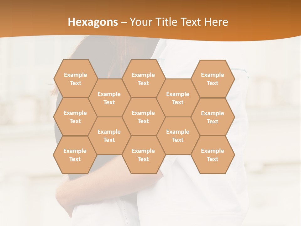 Couple In Umbrella PowerPoint Template