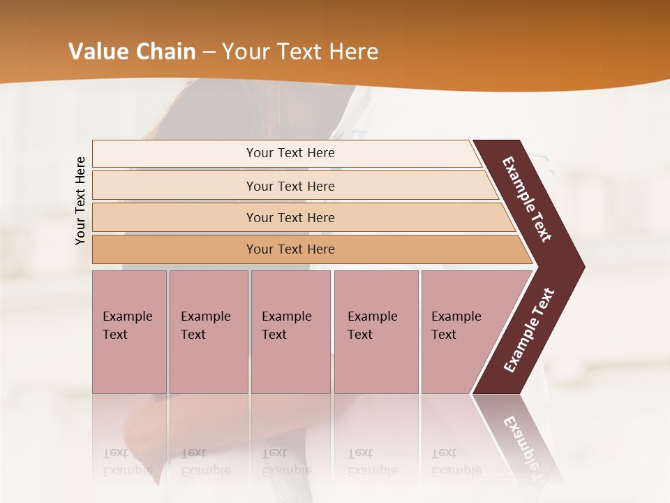 Couple In Umbrella PowerPoint Template