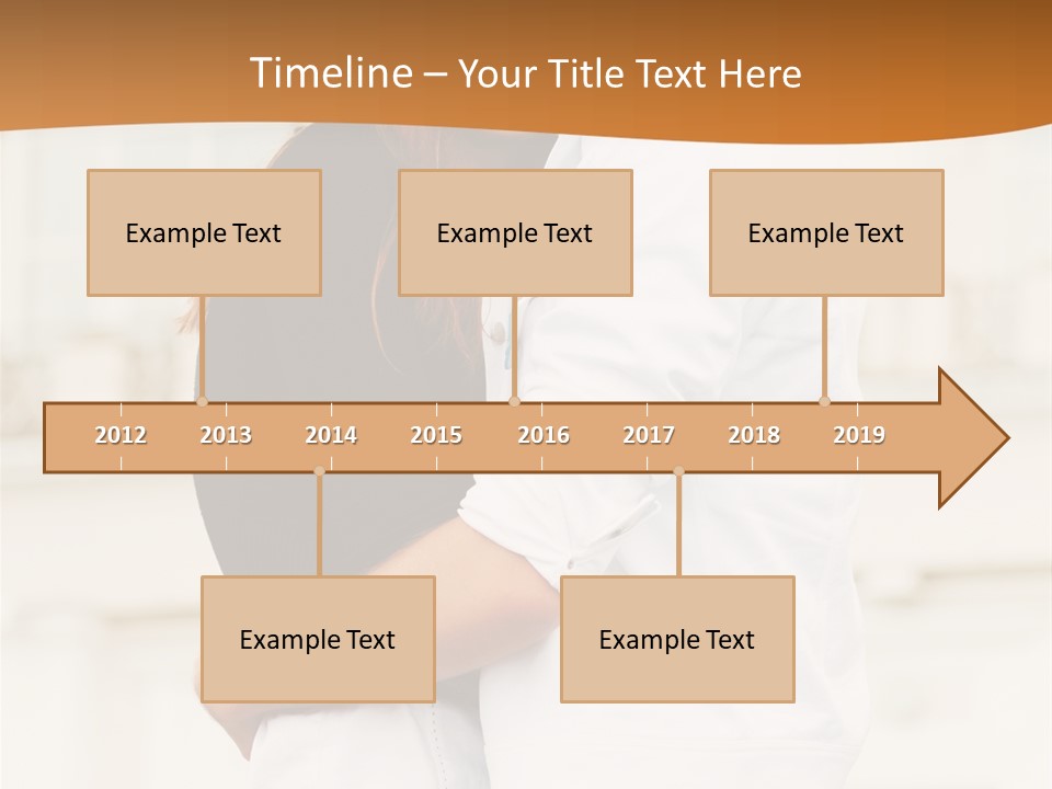 Couple In Umbrella PowerPoint Template