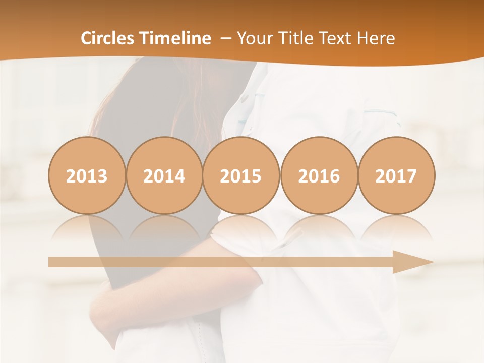 Couple In Umbrella PowerPoint Template