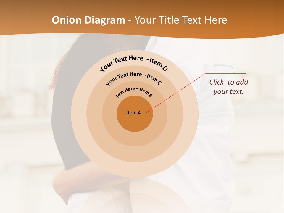 Couple In Umbrella PowerPoint Template