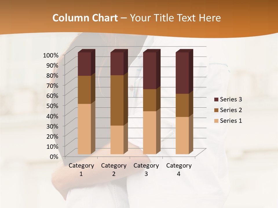 Couple In Umbrella PowerPoint Template