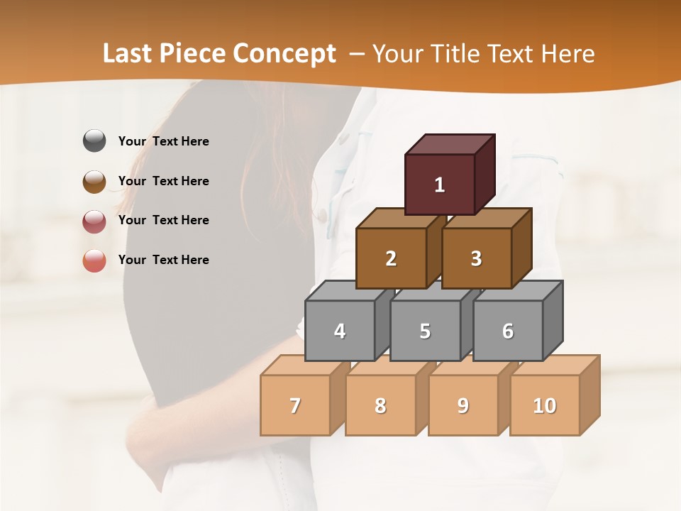 Couple In Umbrella PowerPoint Template