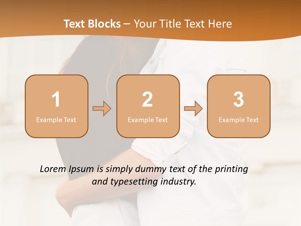 Couple In Umbrella PowerPoint Template