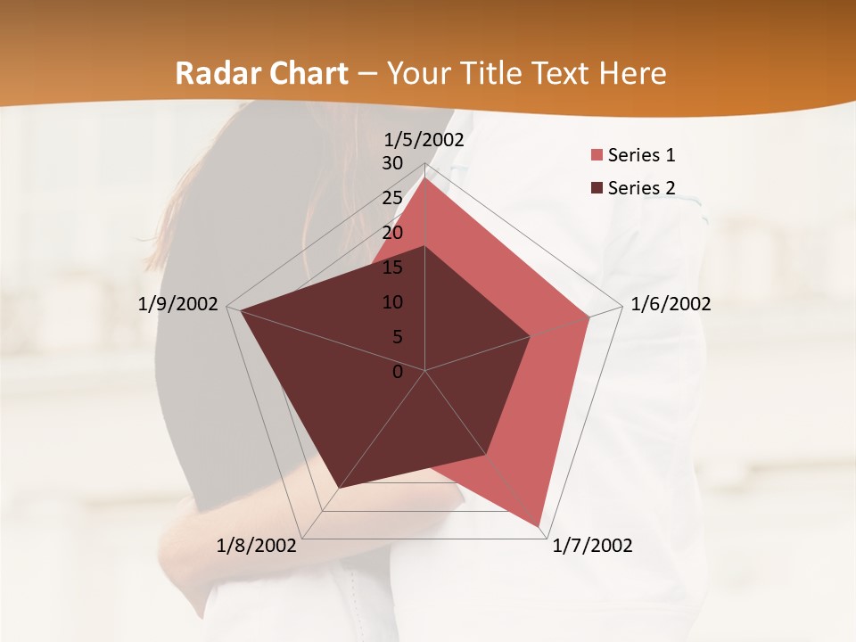 Couple In Umbrella PowerPoint Template