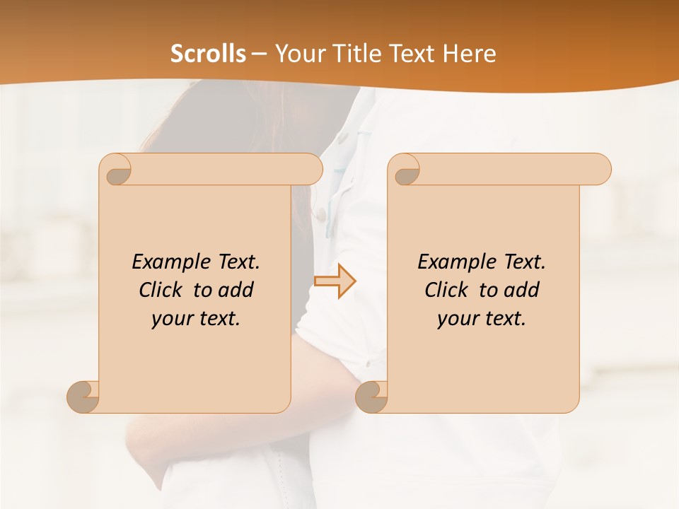 Couple In Umbrella PowerPoint Template