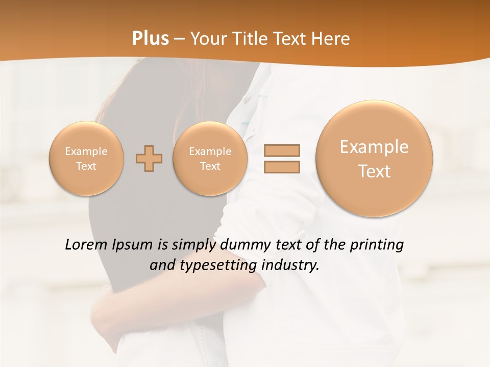 Couple In Umbrella PowerPoint Template