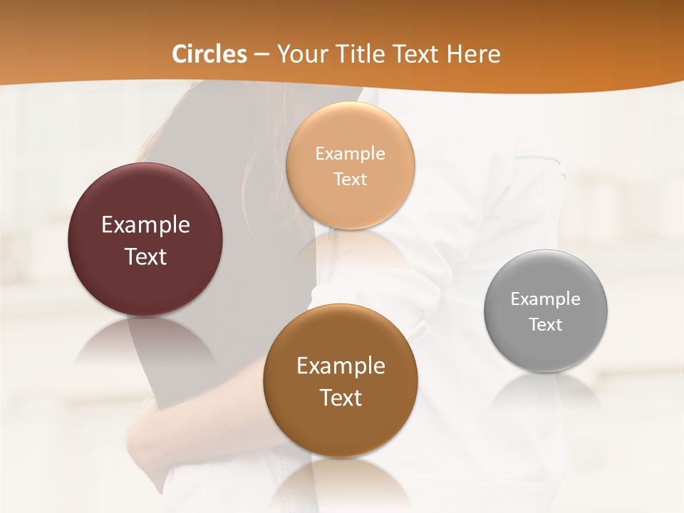 Couple In Umbrella PowerPoint Template