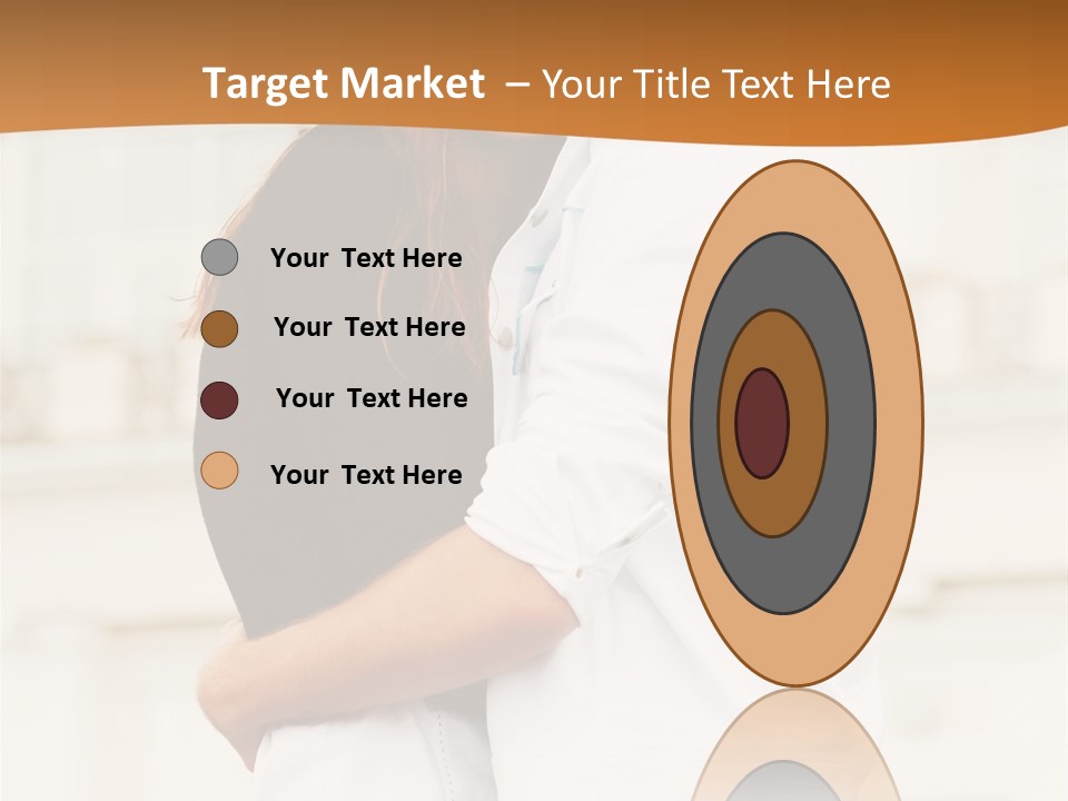 Couple In Umbrella PowerPoint Template