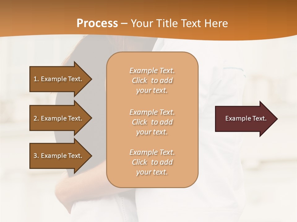 Couple In Umbrella PowerPoint Template