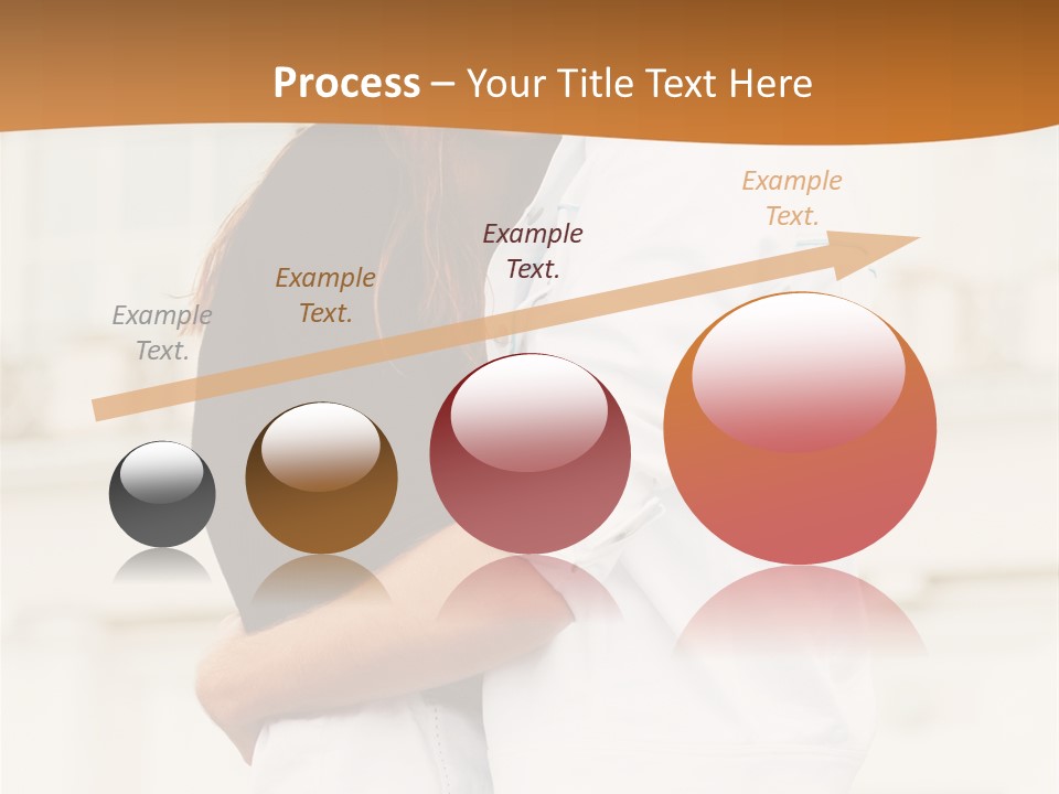 Couple In Umbrella PowerPoint Template