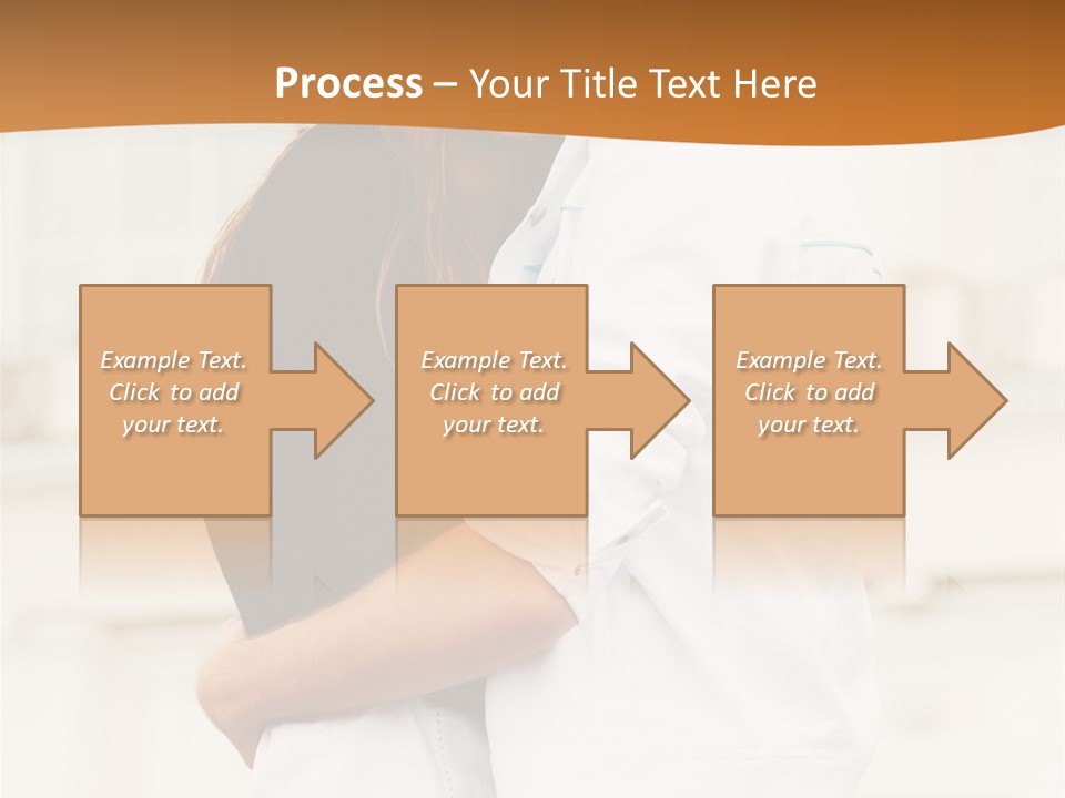 Couple In Umbrella PowerPoint Template