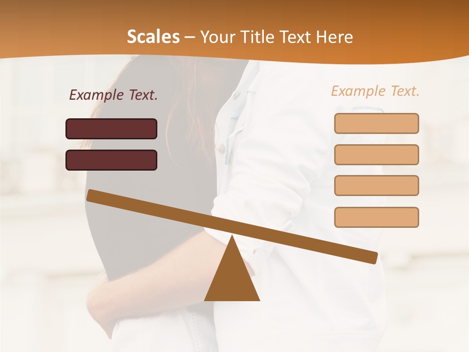 Couple In Umbrella PowerPoint Template