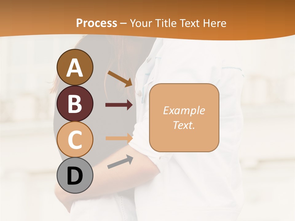 Couple In Umbrella PowerPoint Template