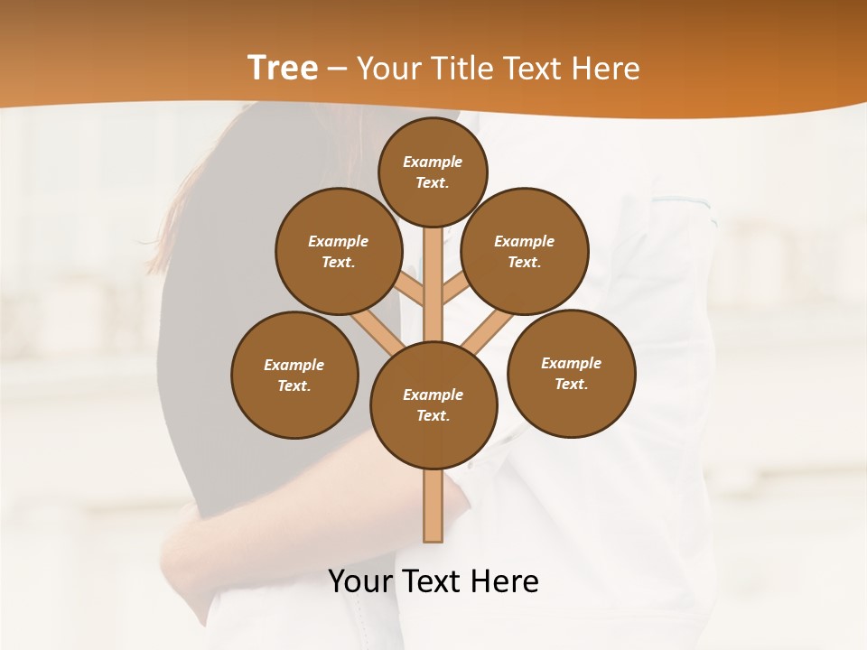 Couple In Umbrella PowerPoint Template