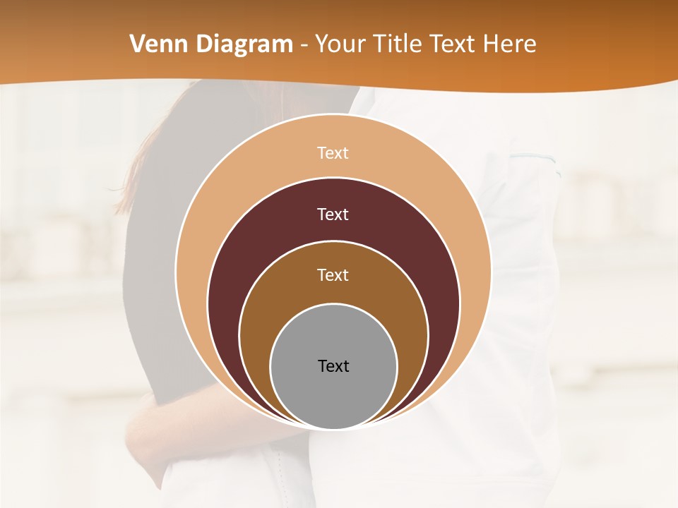 Couple In Umbrella PowerPoint Template