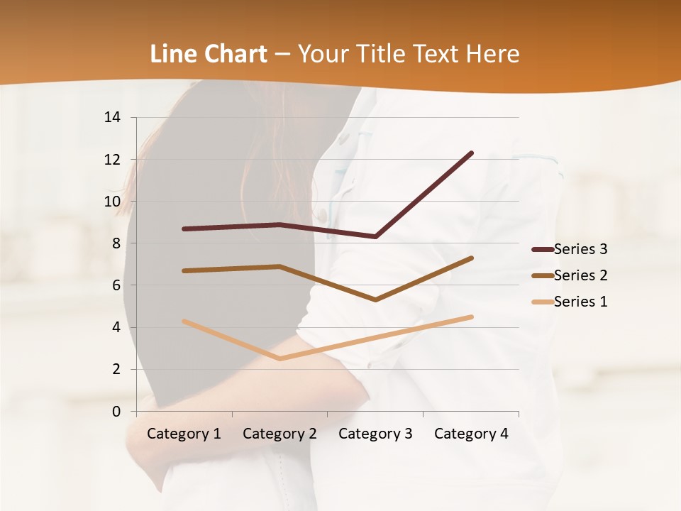 Couple In Umbrella PowerPoint Template
