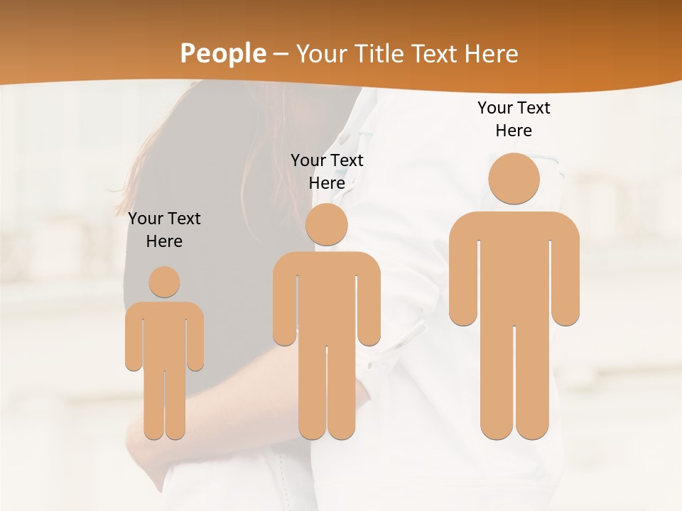 Couple In Umbrella PowerPoint Template