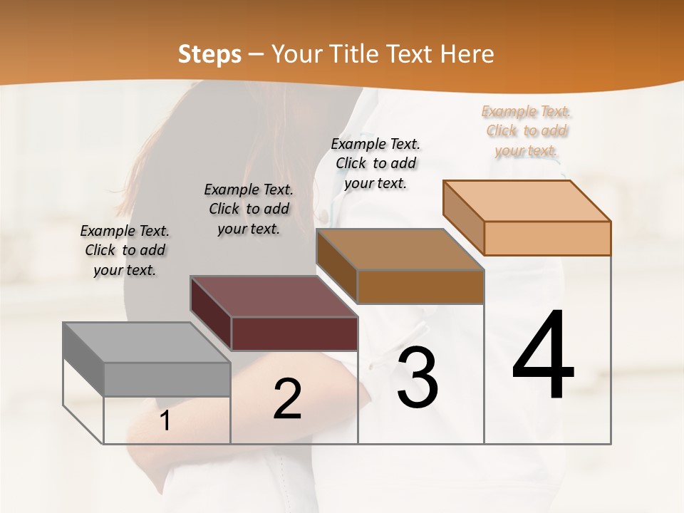 Couple In Umbrella PowerPoint Template