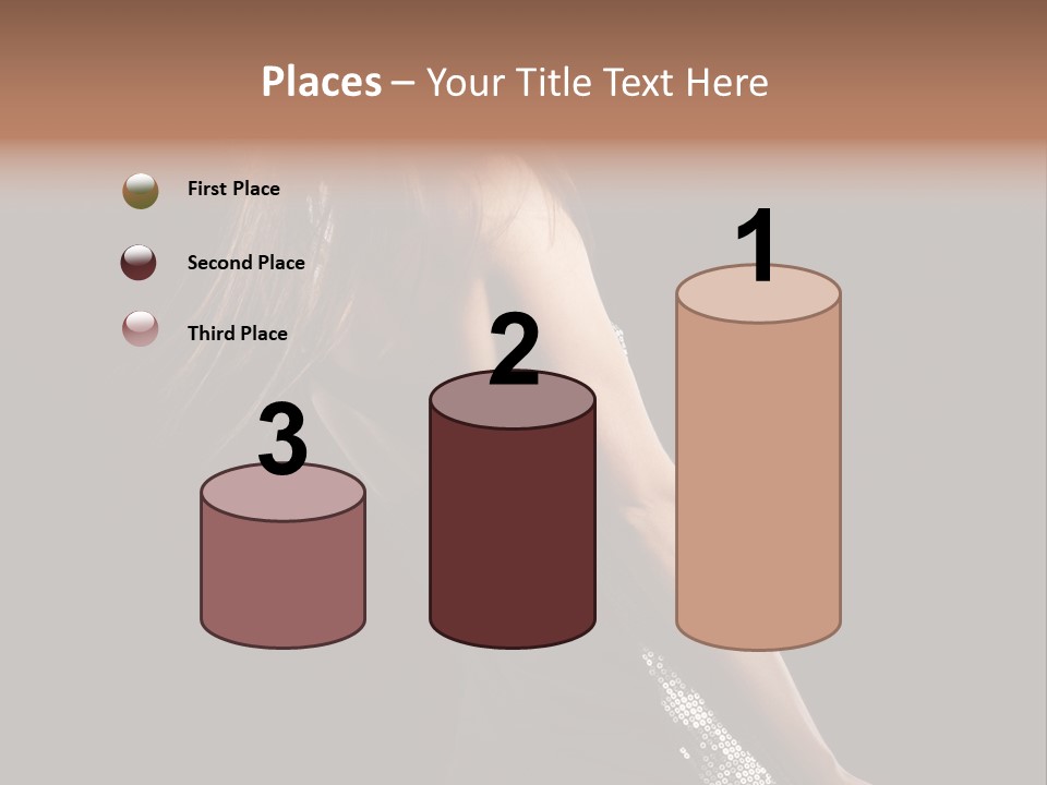 Girl Stock PowerPoint Template