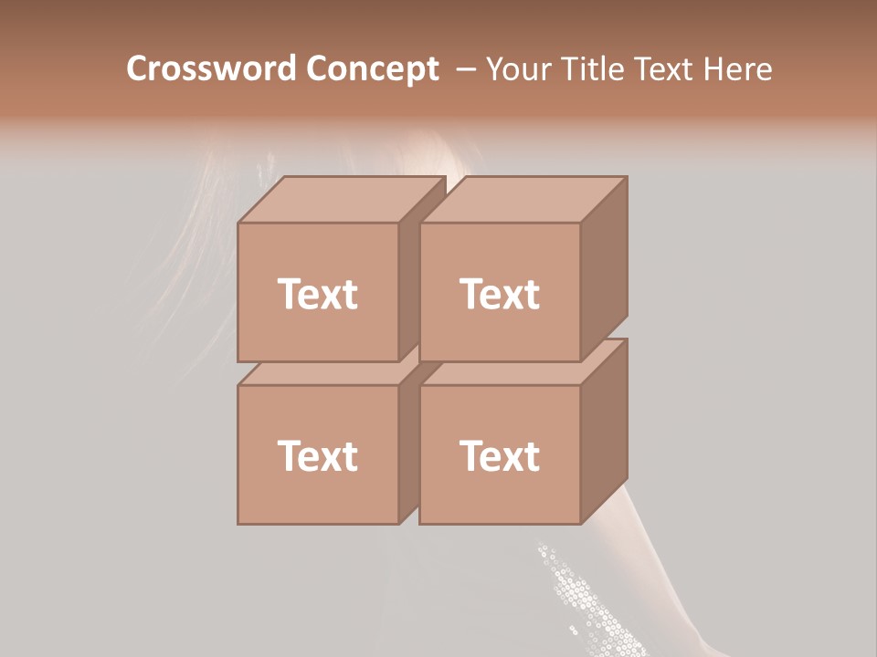 Girl Stock PowerPoint Template