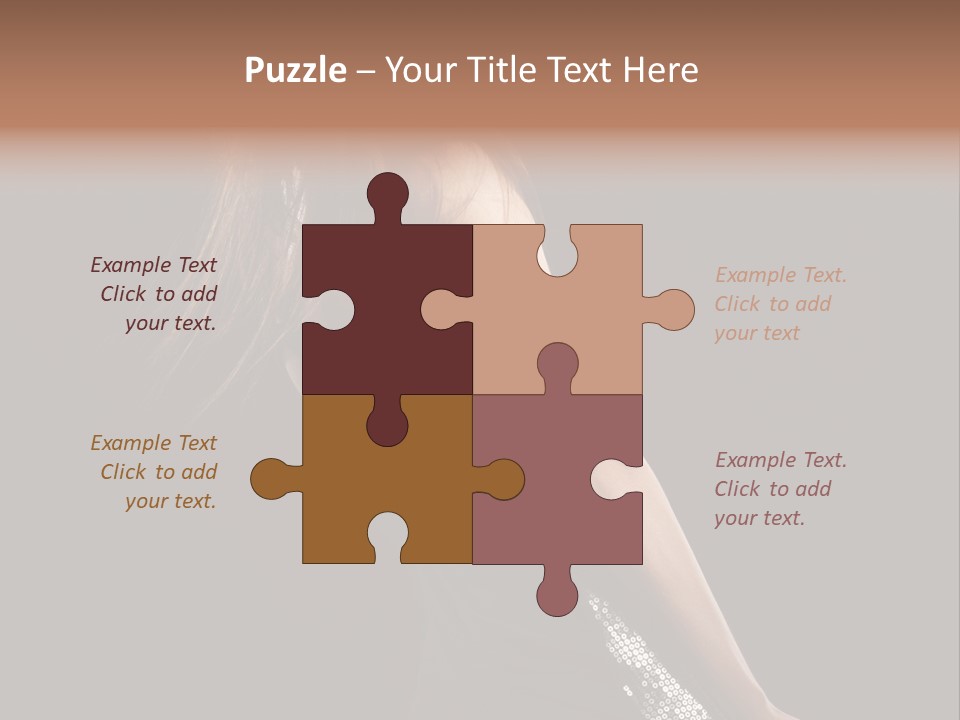 Girl Stock PowerPoint Template