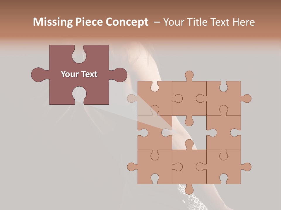 Girl Stock PowerPoint Template