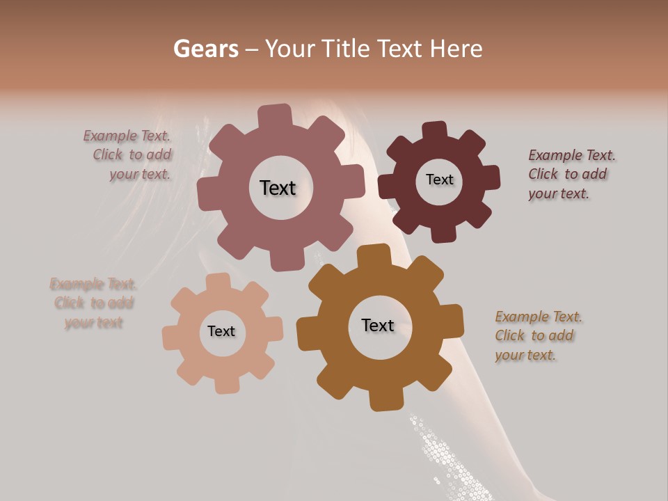 Girl Stock PowerPoint Template