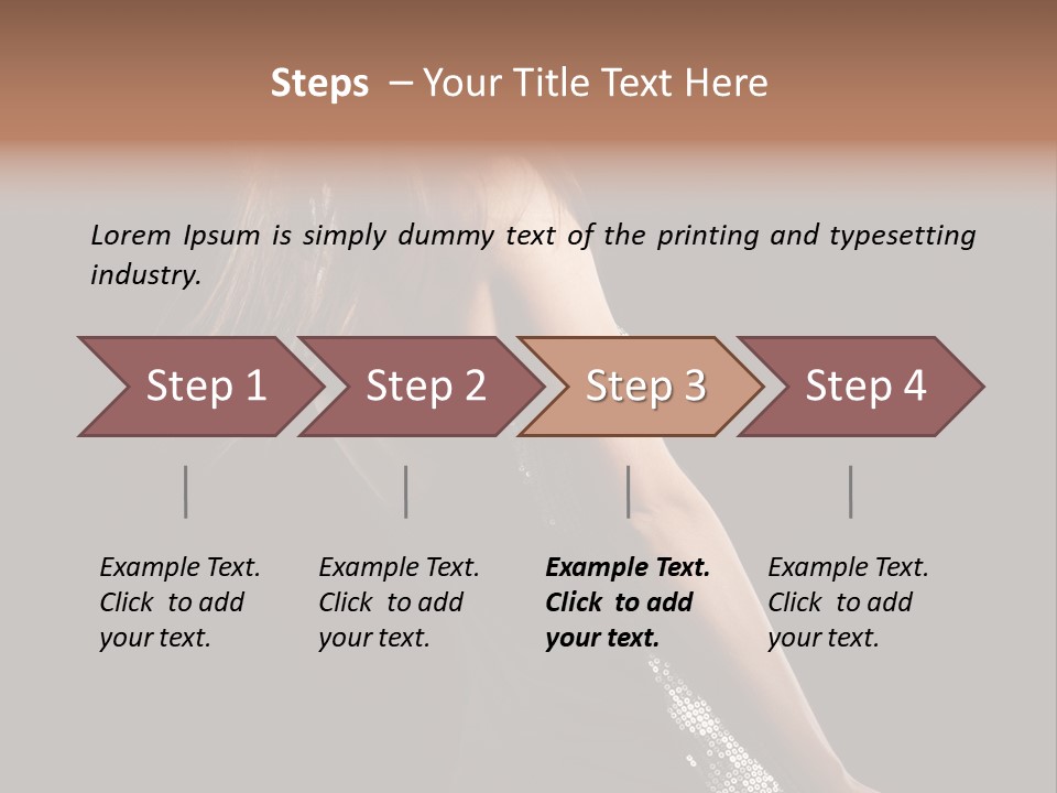 Girl Stock PowerPoint Template