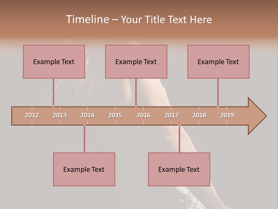 Girl Stock PowerPoint Template