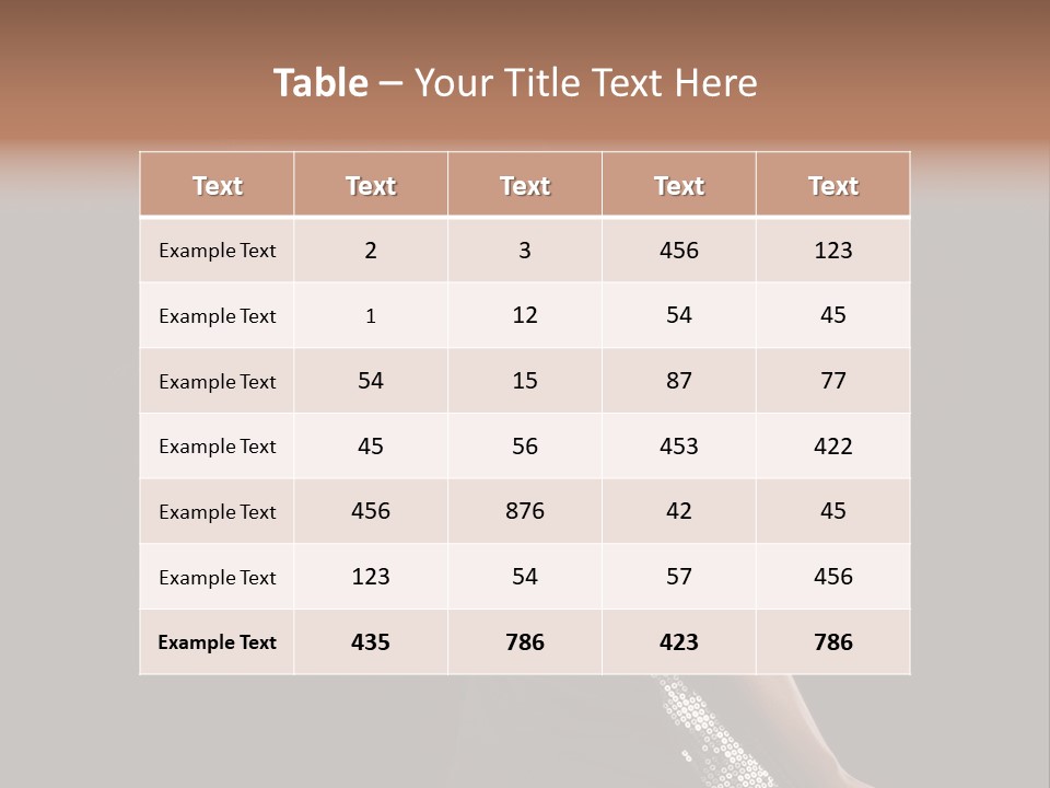 Girl Stock PowerPoint Template