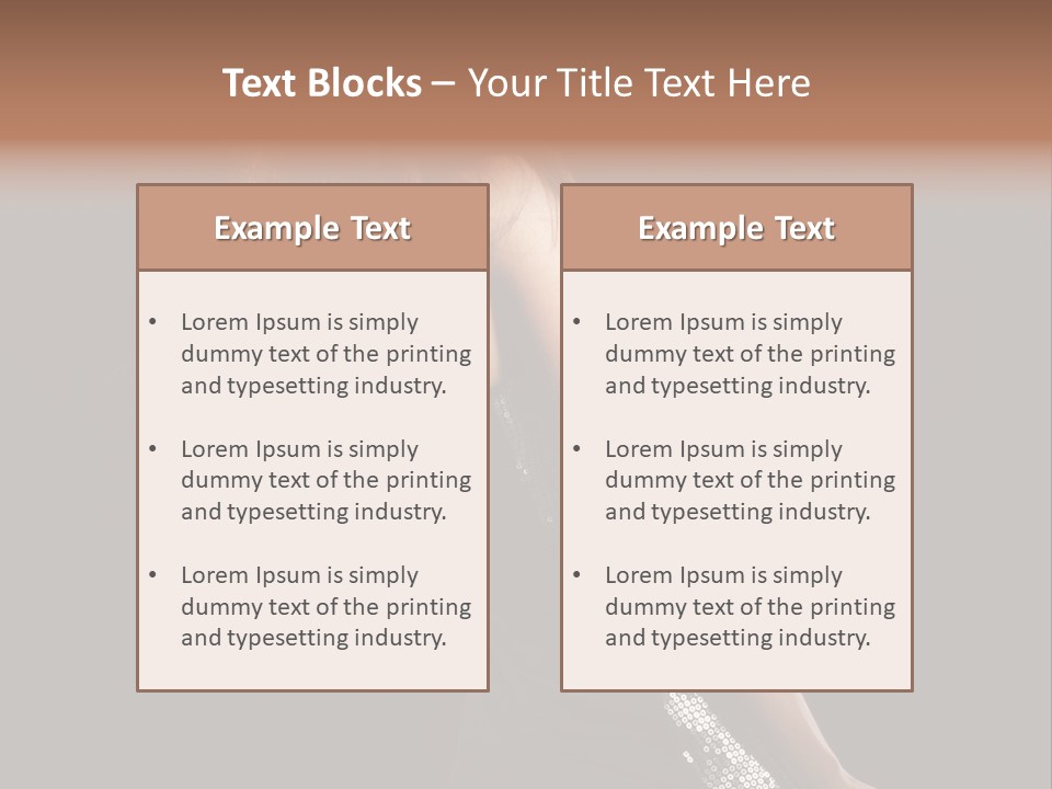 Girl Stock PowerPoint Template