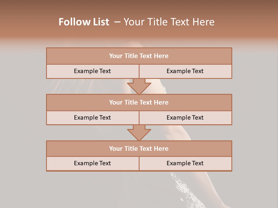 Girl Stock PowerPoint Template