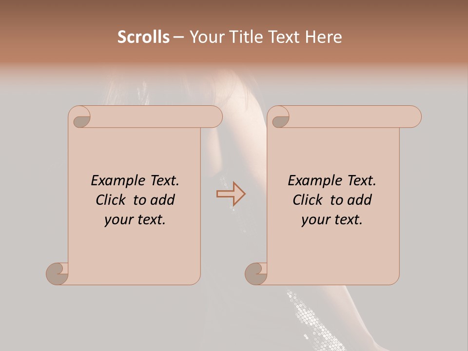 Girl Stock PowerPoint Template