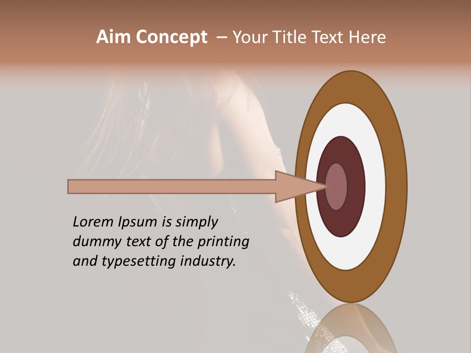 Girl Stock PowerPoint Template