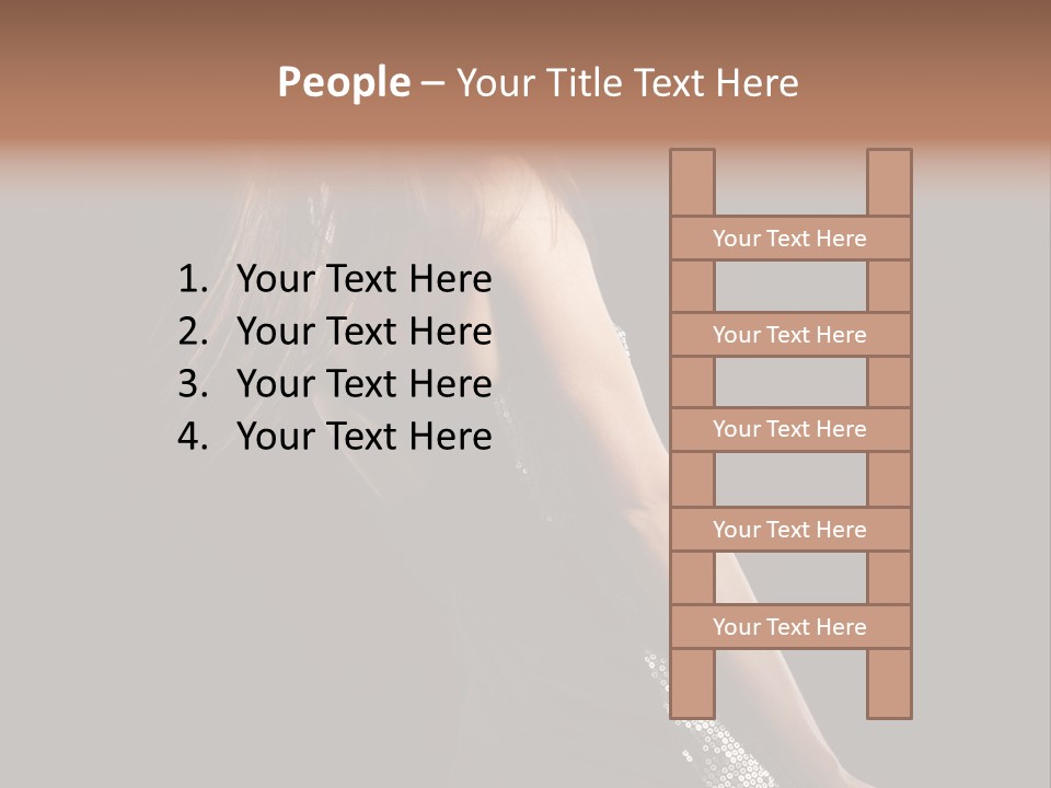 Girl Stock PowerPoint Template